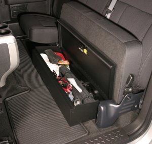 Ford F-150 Underseat Storage Box - Rear - Tuffy Products - Lockbox - Black - `09-`14